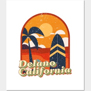 Delano California Retro Posters and Art
